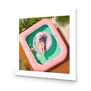 Relaxing Pool 2 | Classic Acrylic | No Frame With Border