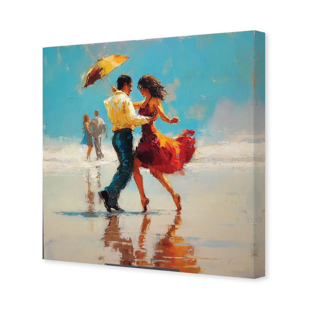 New Dancing On the Beach | Classic Canvas | No Frame | Stretched Canvas