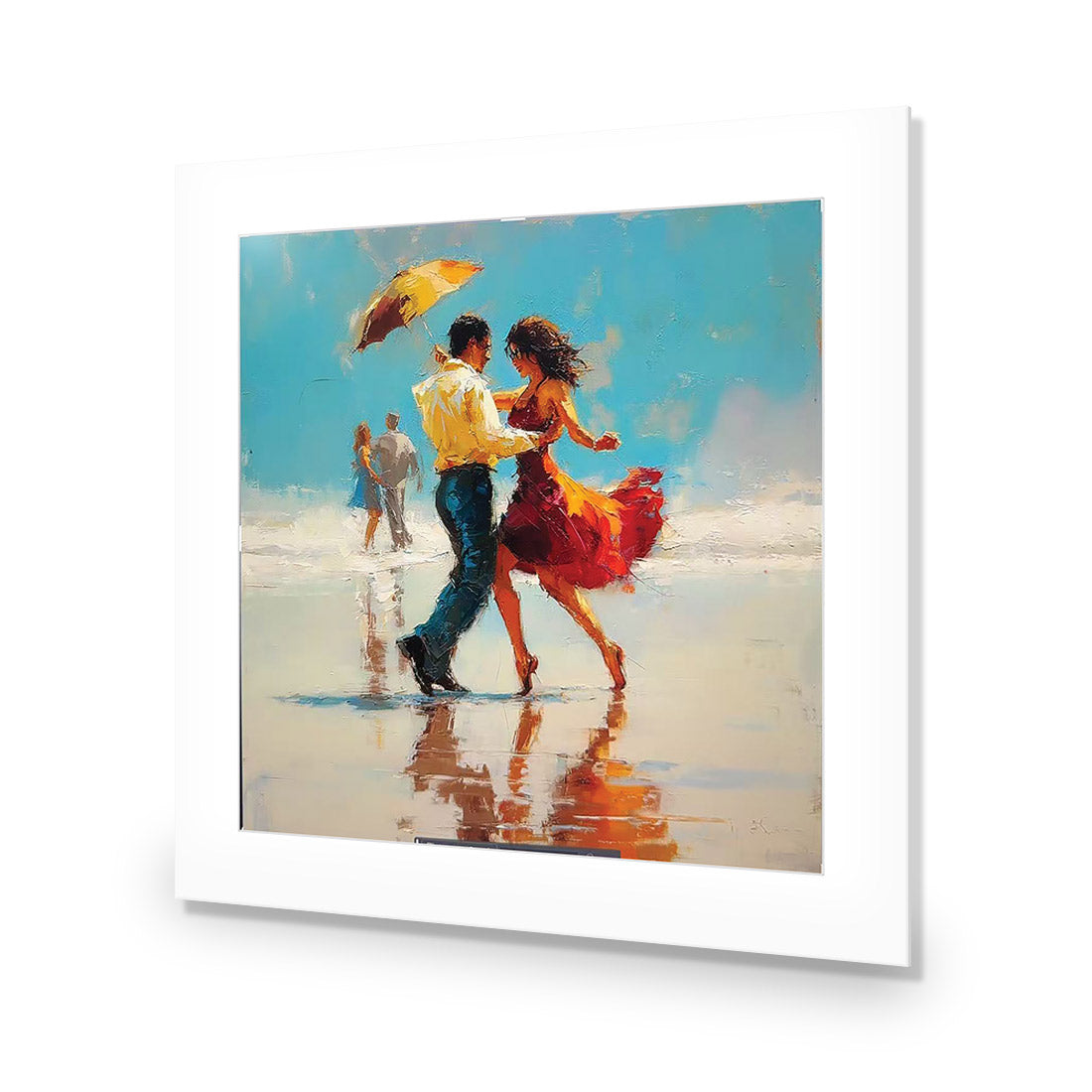 New Dancing On the Beach | Standard Acrylic | No Frame With Border