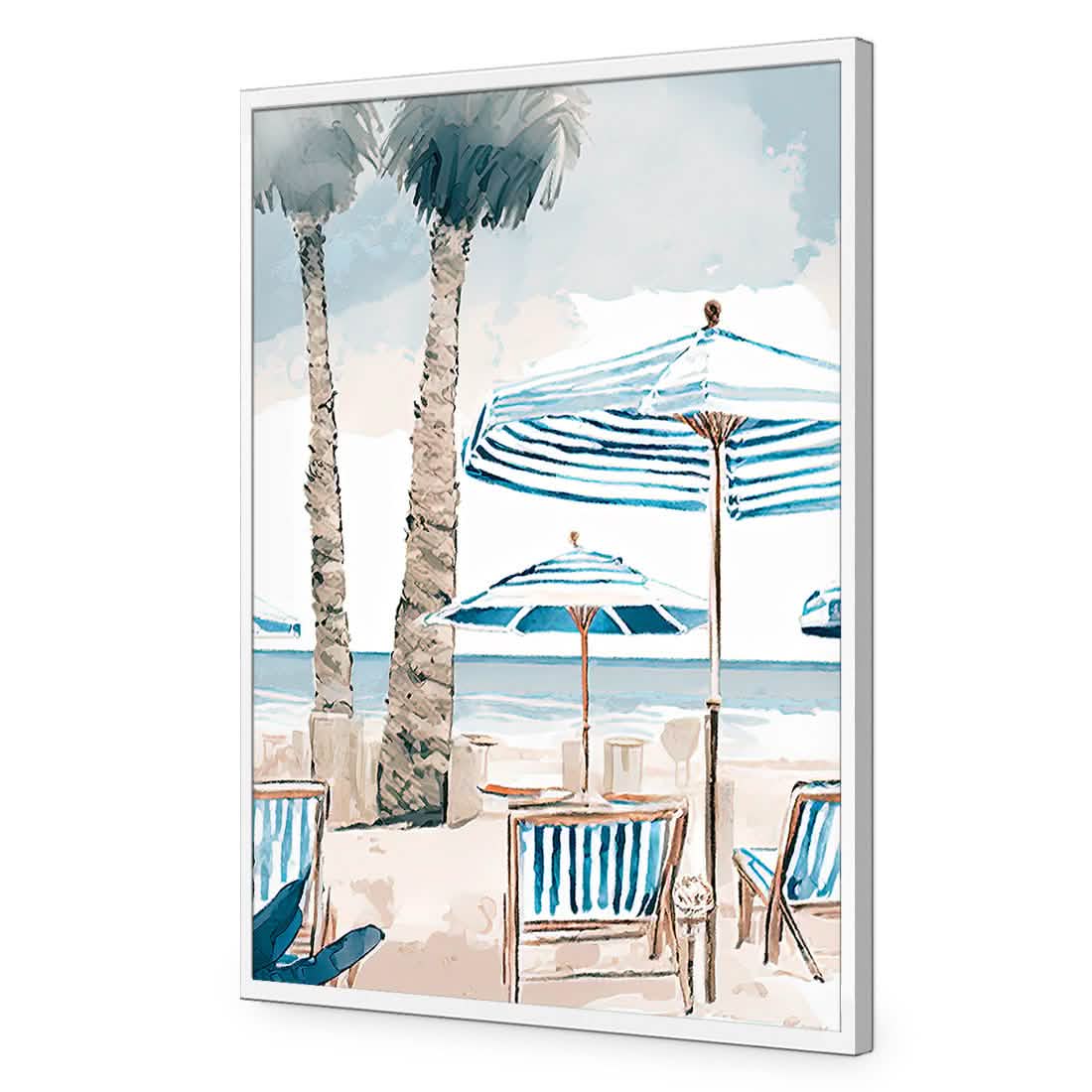 Palm Tree Paradise | Classic Acrylic | Flat Frame No Border | White