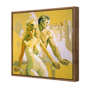 Rendezvous | Classic Canvas | Floating Frame | Natural