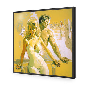 Rendezvous | Classic Acrylic | Flat Frame No Border | Black