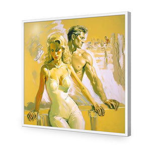Rendezvous | Classic Acrylic | Flat Frame No Border | White