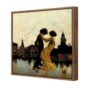 Walking on Air | Classic Canvas | Floating Frame | Natural