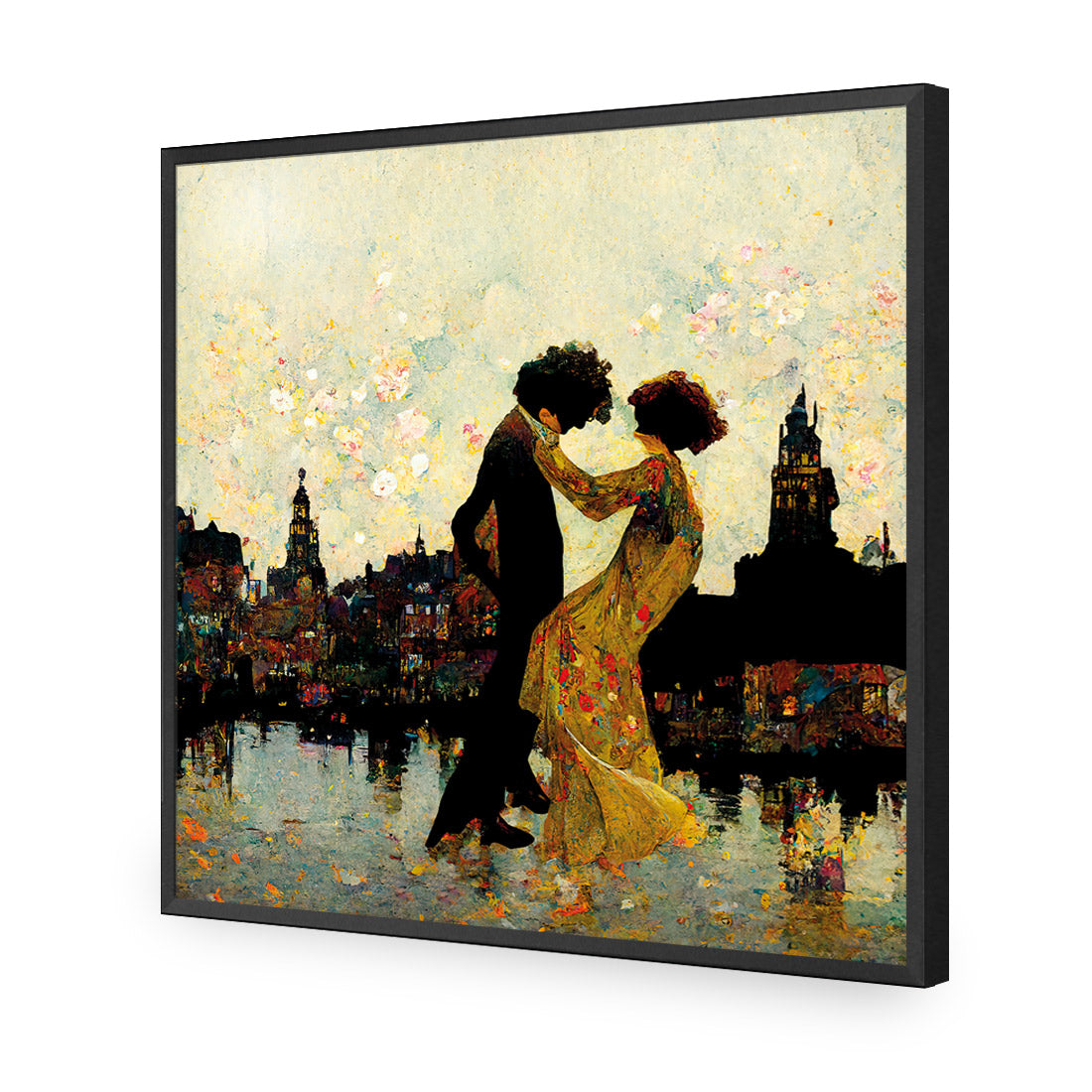 Walking on Air | Classic Acrylic | Flat Frame No Border | Black