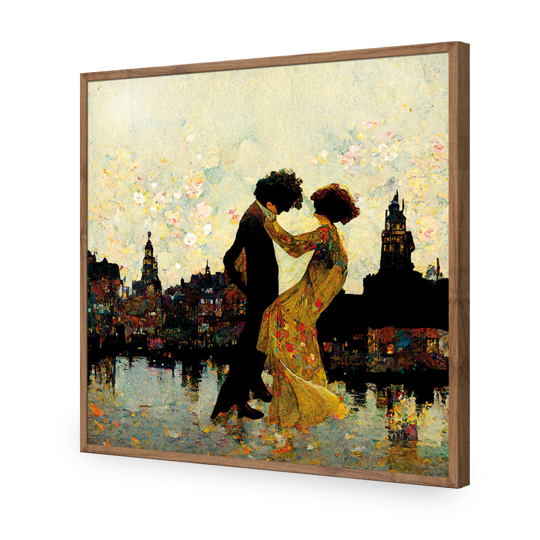 Walking on Air | Classic Acrylic | Flat Frame No Border | Natural