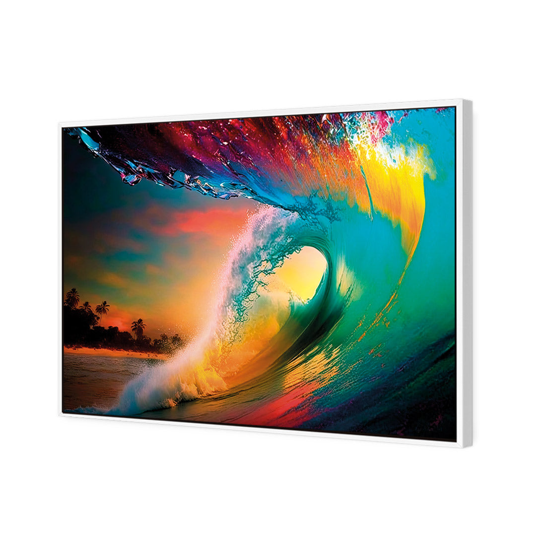 Rainbow Surf Sunset I