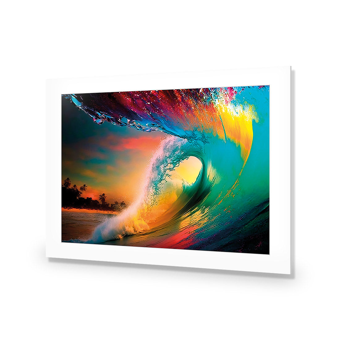 Rainbow Surf Sunset I