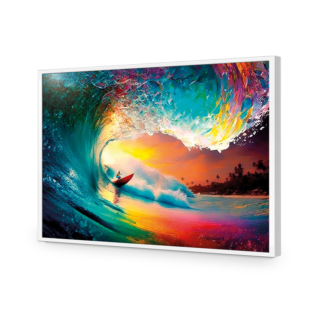 Rainbow Surf Sunset II