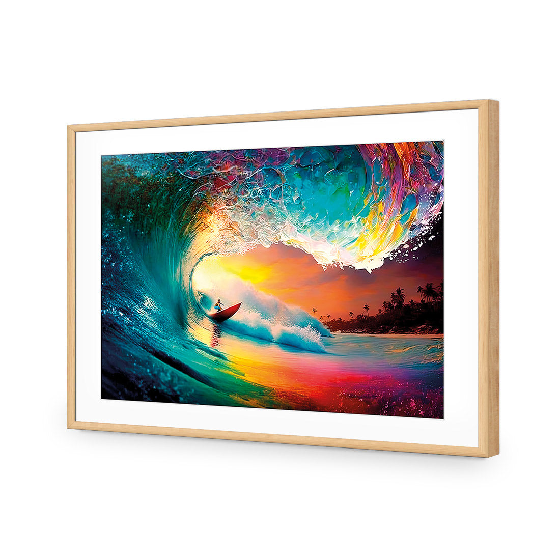 Rainbow Surf Sunset II