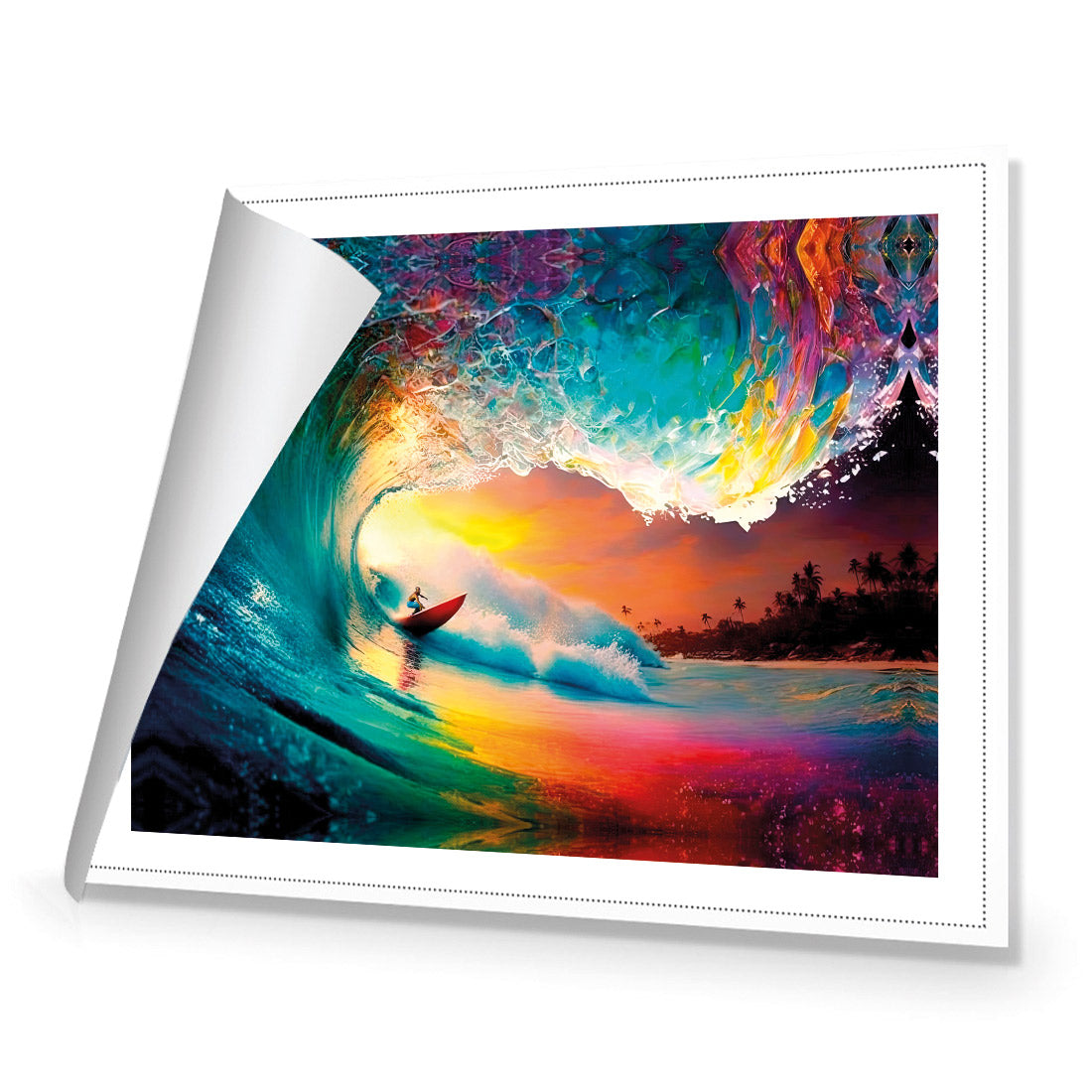 Rainbow Surf Sunset II