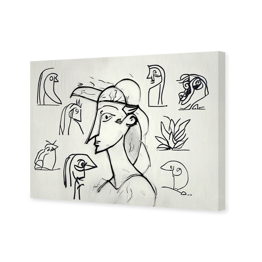 Something Sketchy | Classic Canvas | No Frame | Stretched Canvas