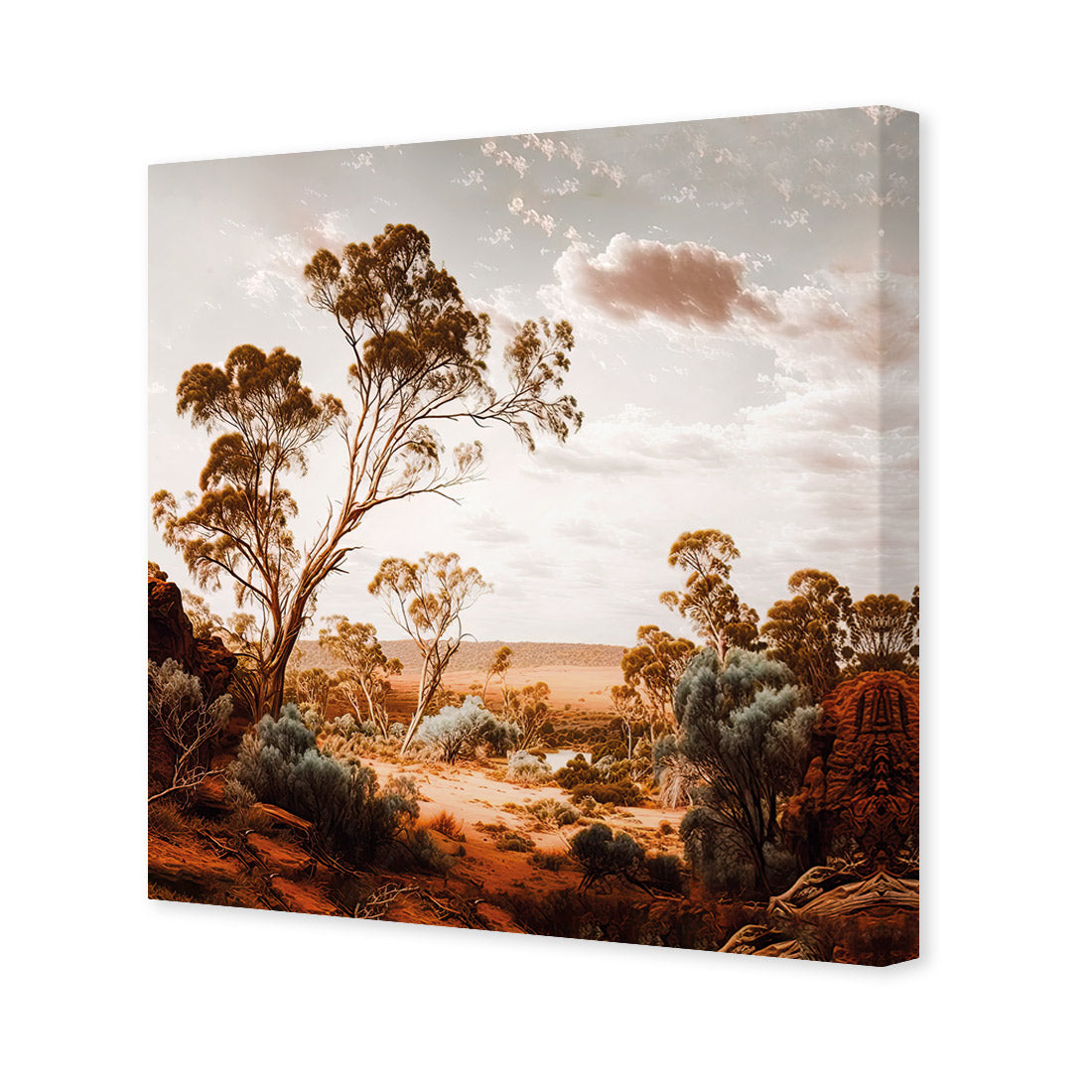 Way Out Back | Classic Canvas | No Frame | Stretched Canvas