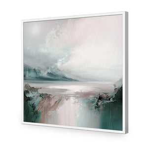 Rosy Chill | Classic Acrylic | Flat Frame No Border | White