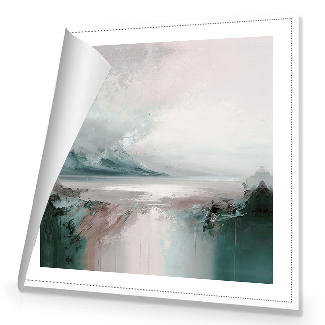 Rosy Chill | Classic Canvas | No Frame | Rolled Canvas