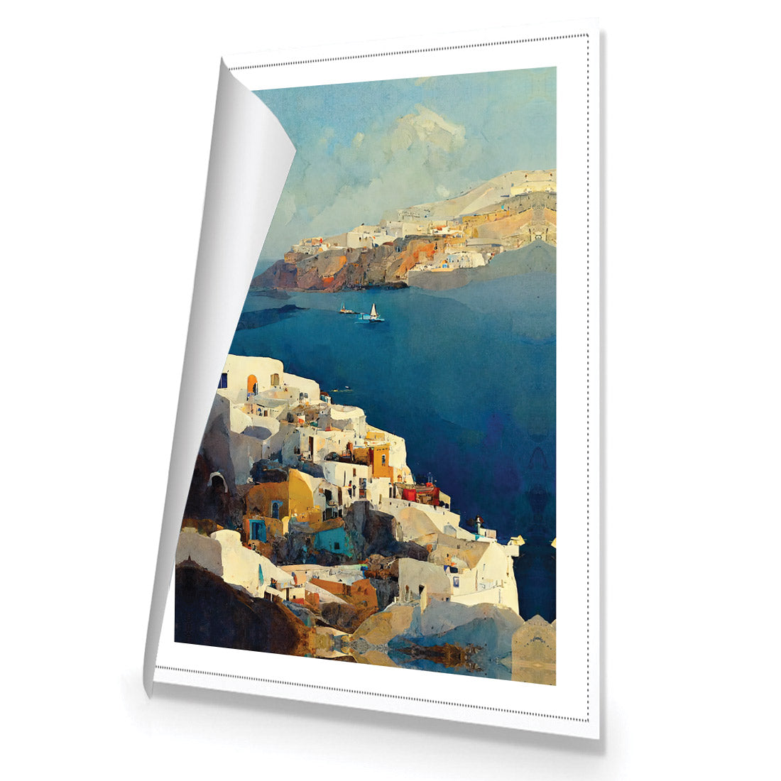 Santorini Coastline