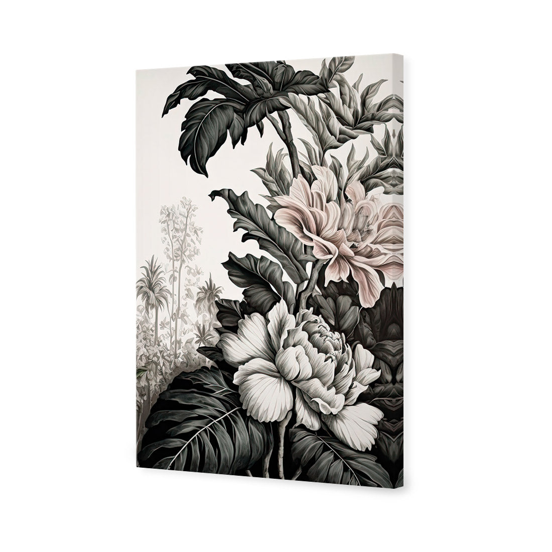 Vintage Floral II | Classic Canvas | No Frame | Stretched Canvas