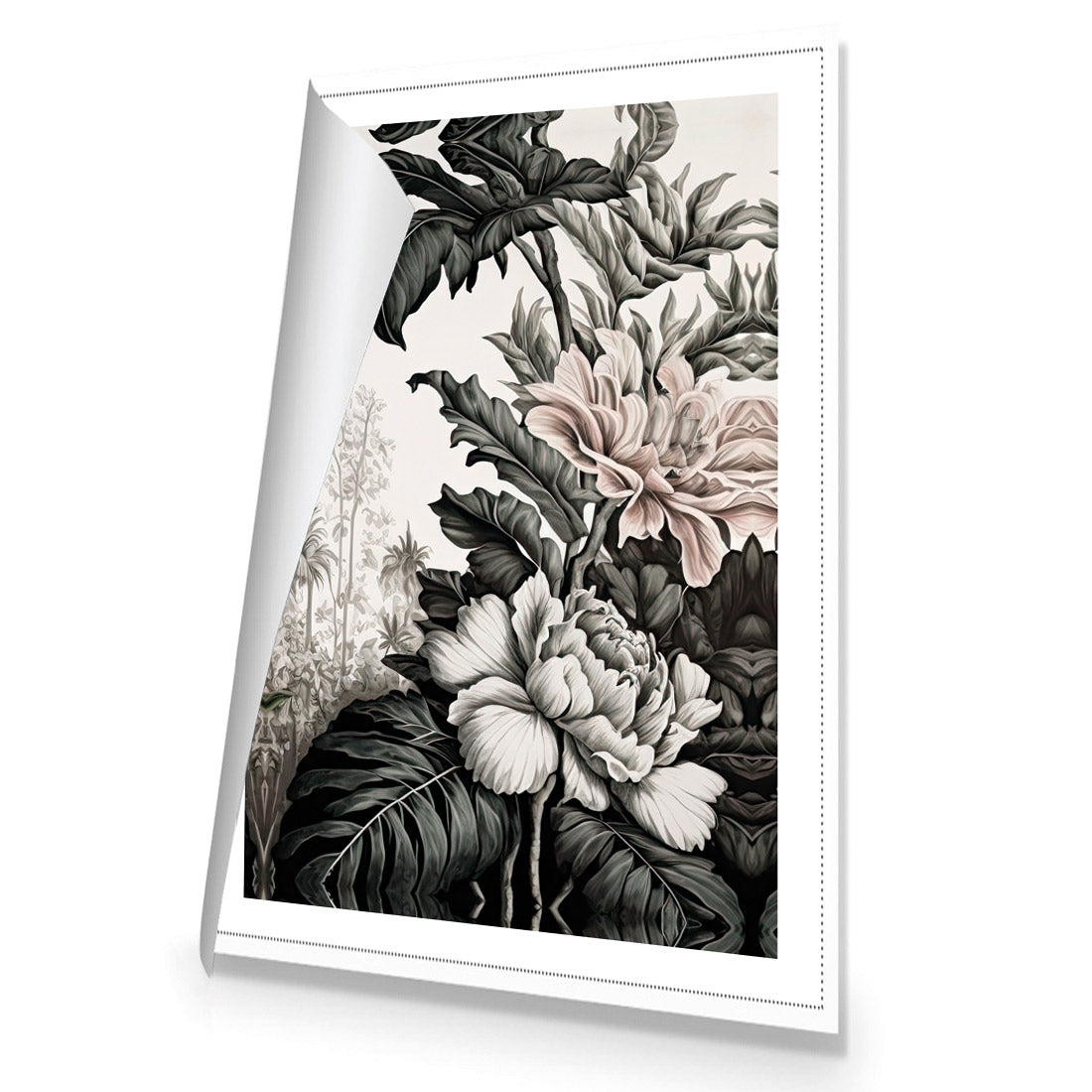 Vintage Floral II | Classic Canvas | No Frame | Rolled Canvas