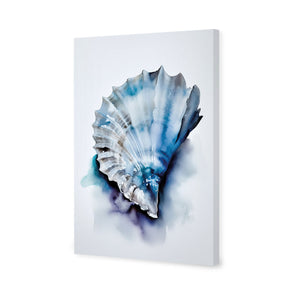 Watercolour Shell I | Classic Canvas | No Frame | Stretched Canvas