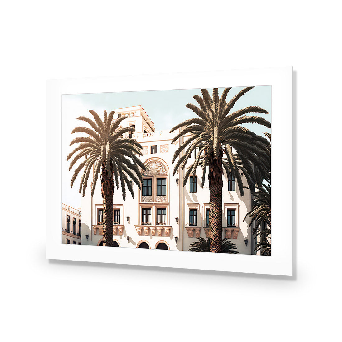Palace Palms | Classic Acrylic | No Frame With Border
