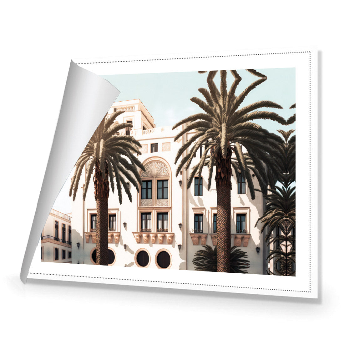 Palace Palms | Classic Canvas | No Frame | Rolled Canvas