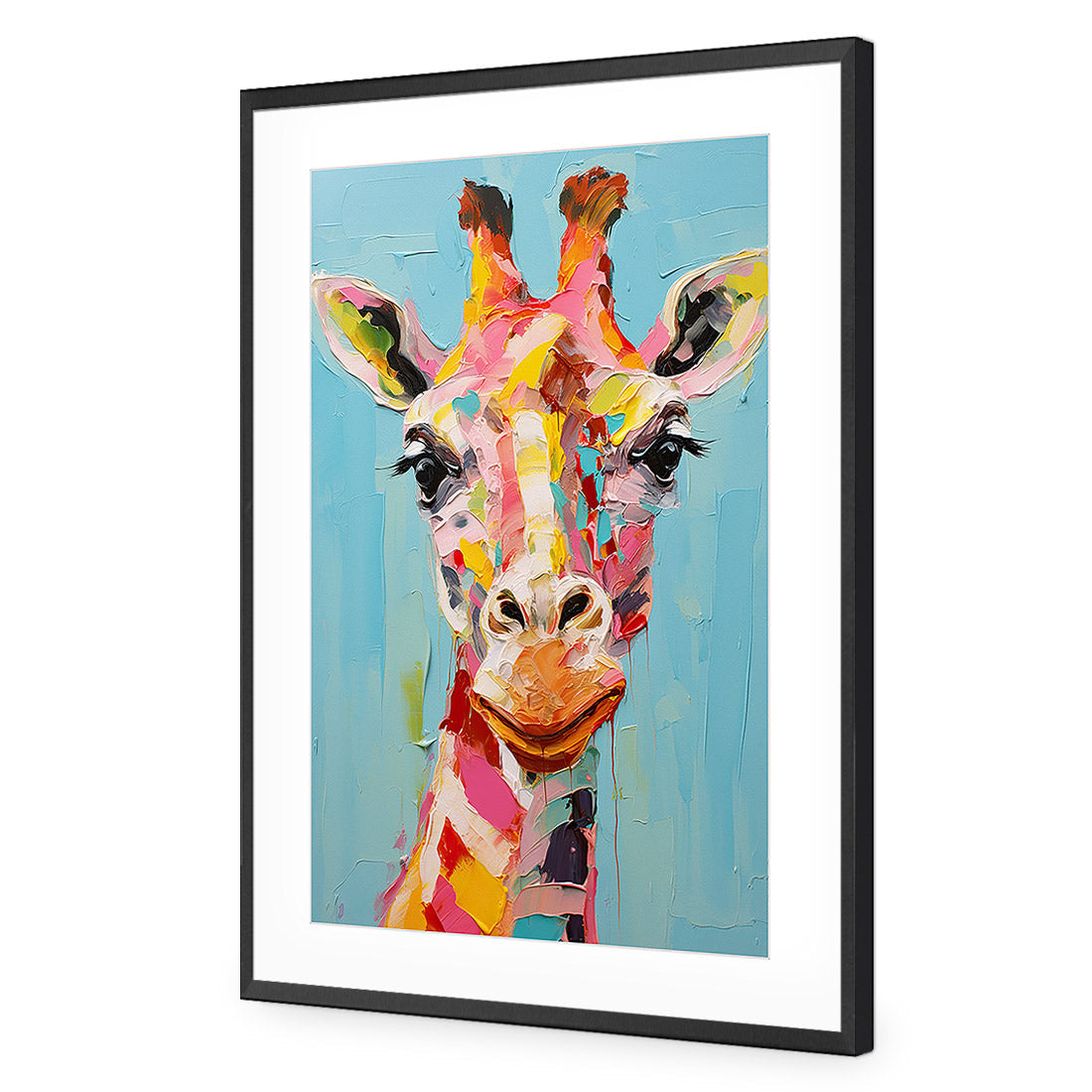 Pastel Painted Giraffe