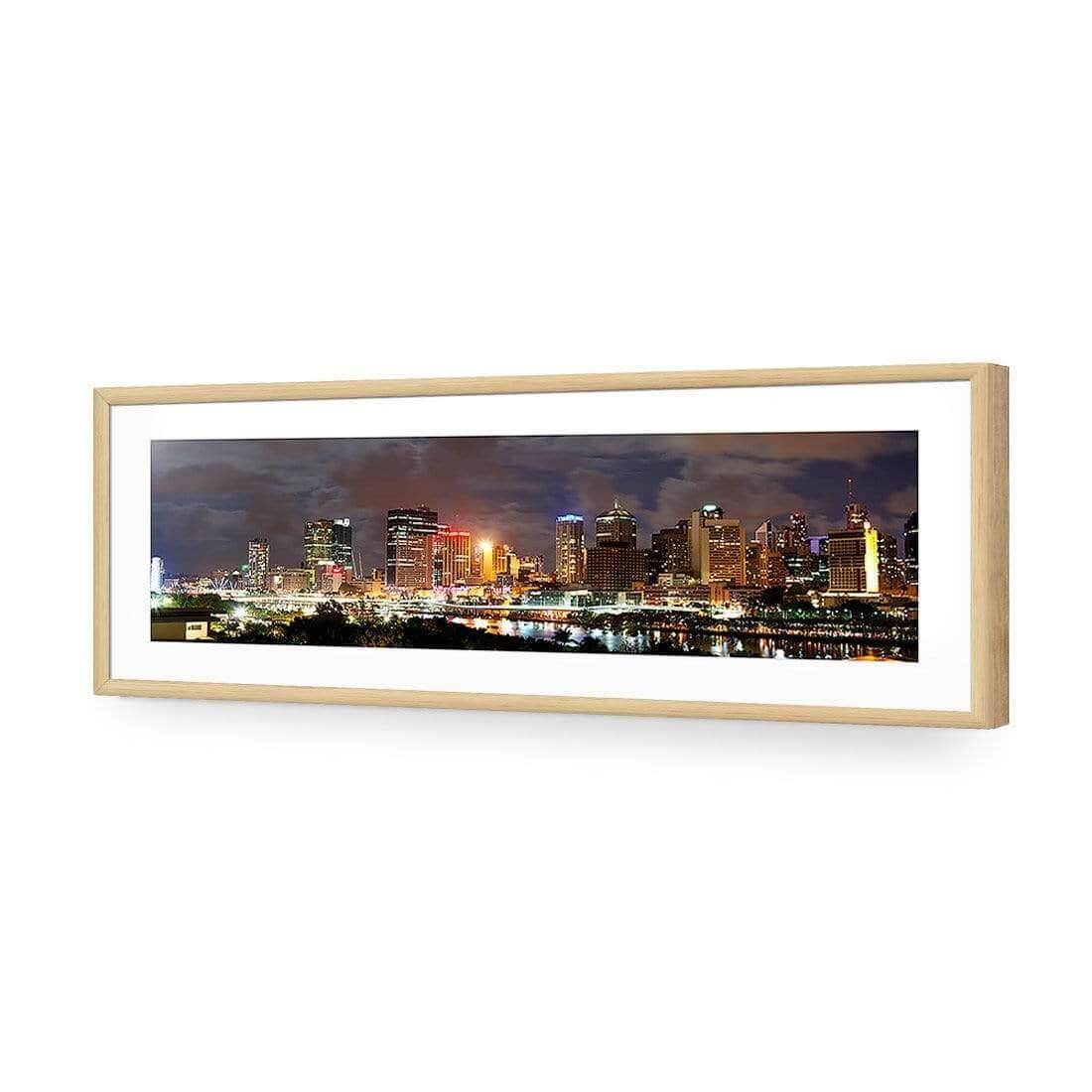 A Cloudy Brisbane (long) - Wall Art Designs - 495_AL_H WAD_AP - 030 - MAT_90x30_S - 2538 - OAK