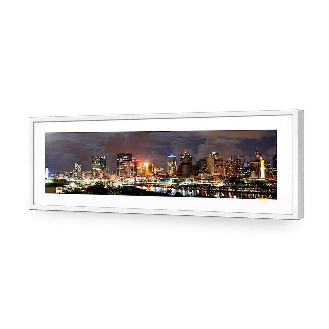 A Cloudy Brisbane (long) - Wall Art Designs - 495_AL_H WAD_AP - 030 - MAT_90x30_S - 2538 - WHT