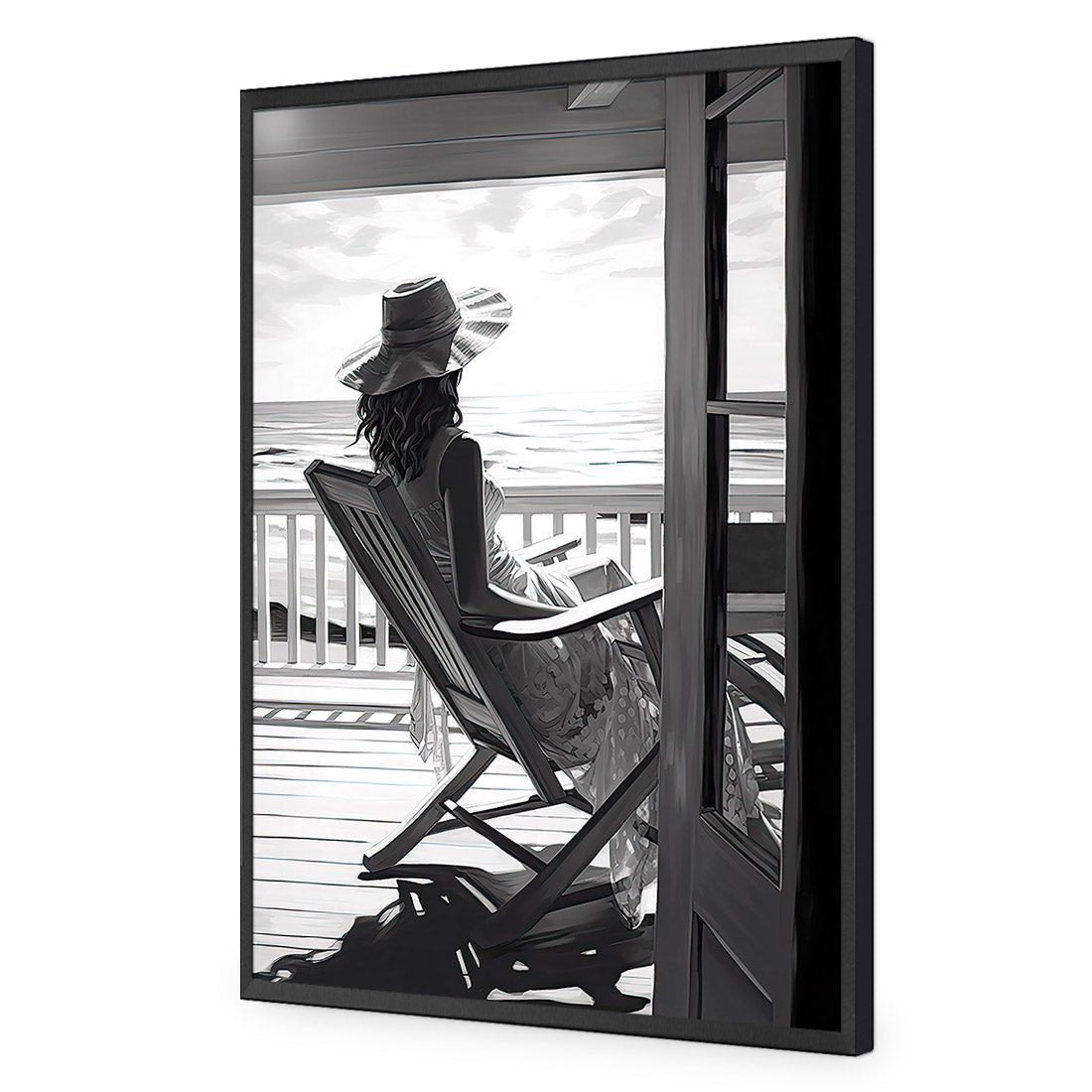 A Perfect Day | Classic Acrylic | Flat Frame No Border | Black