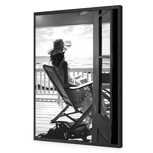 A Perfect Day | Classic Acrylic | Flat Frame No Border | Black