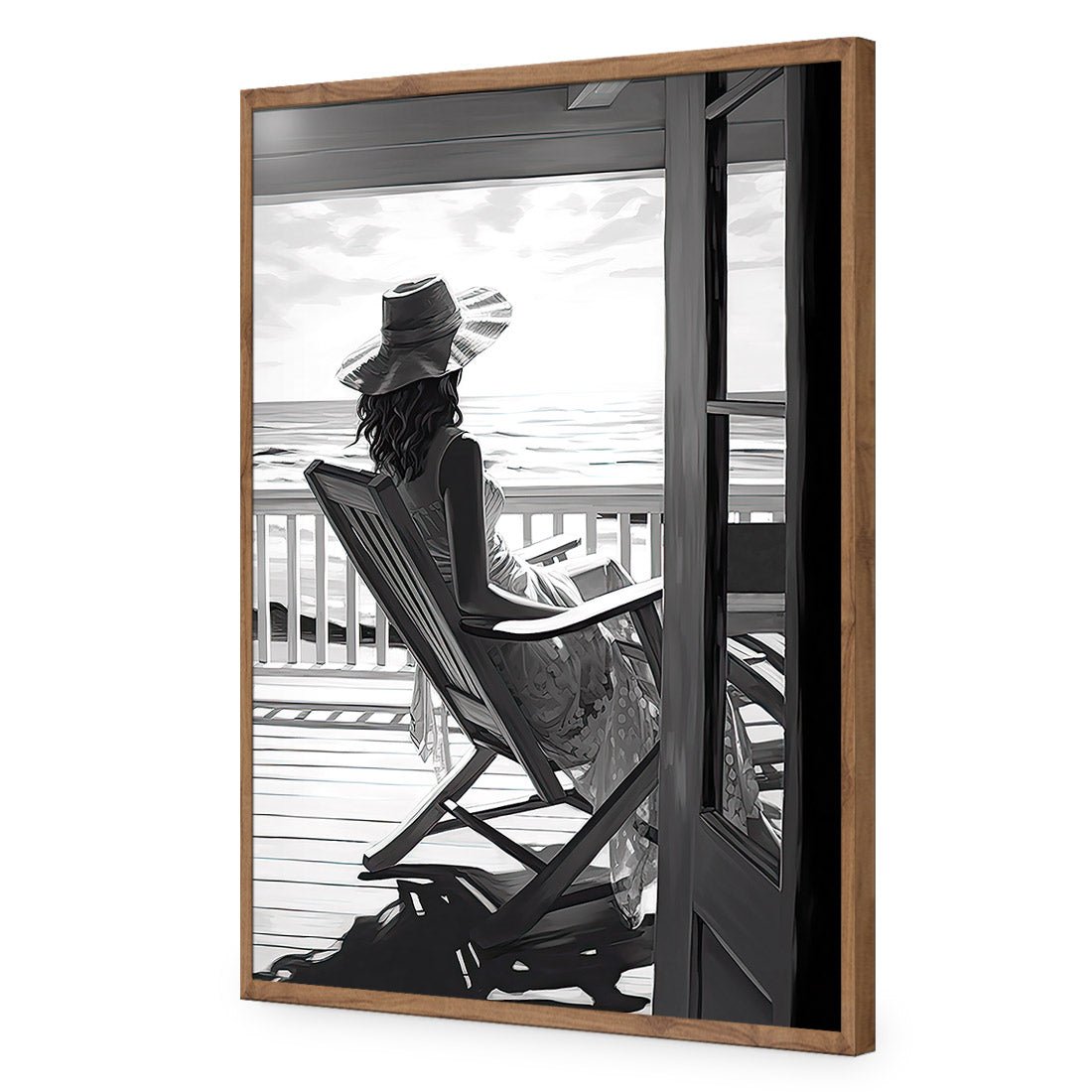 A Perfect Day | Classic Acrylic | Flat Frame No Border | Natural