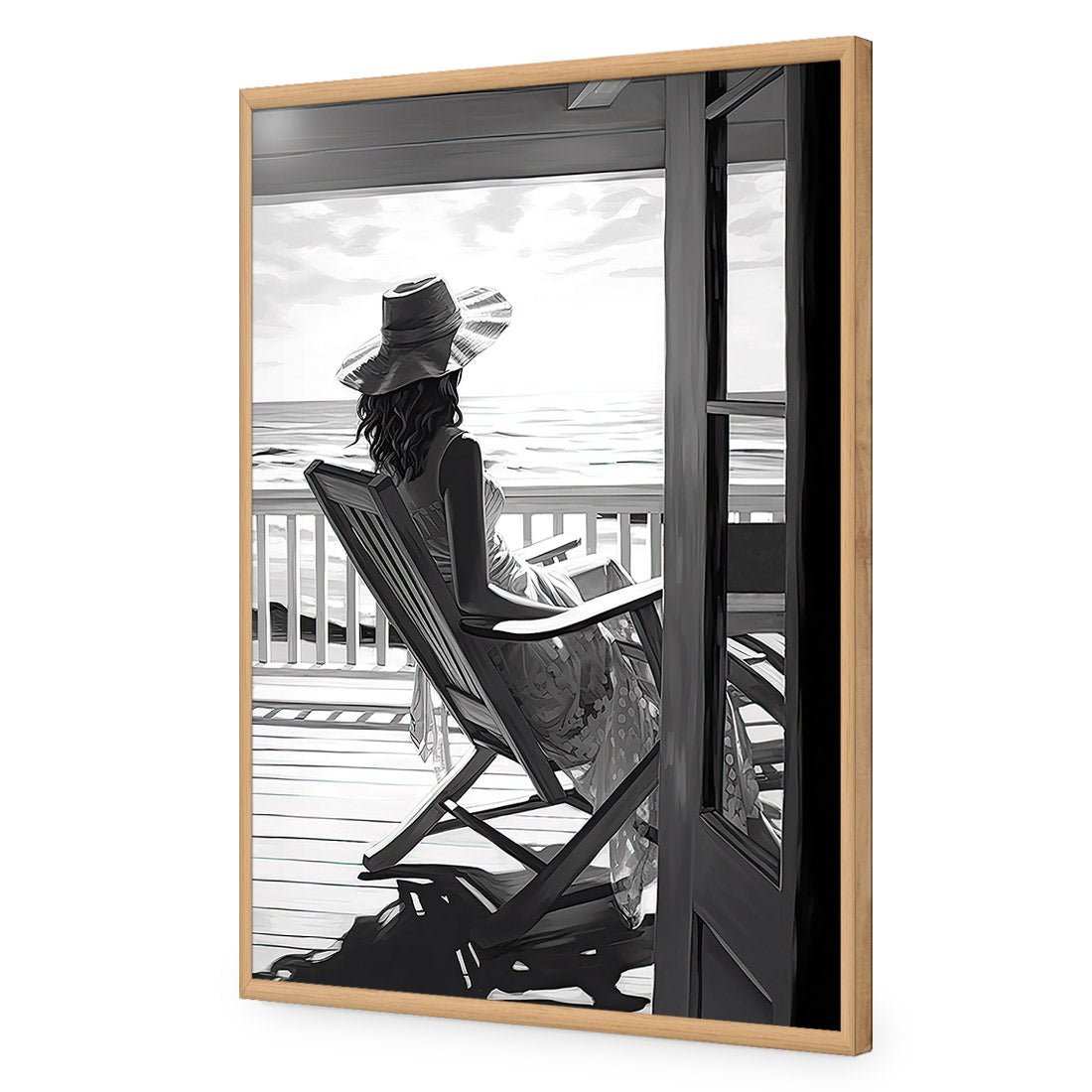 A Perfect Day | Classic Acrylic | Flat Frame No Border | Oak