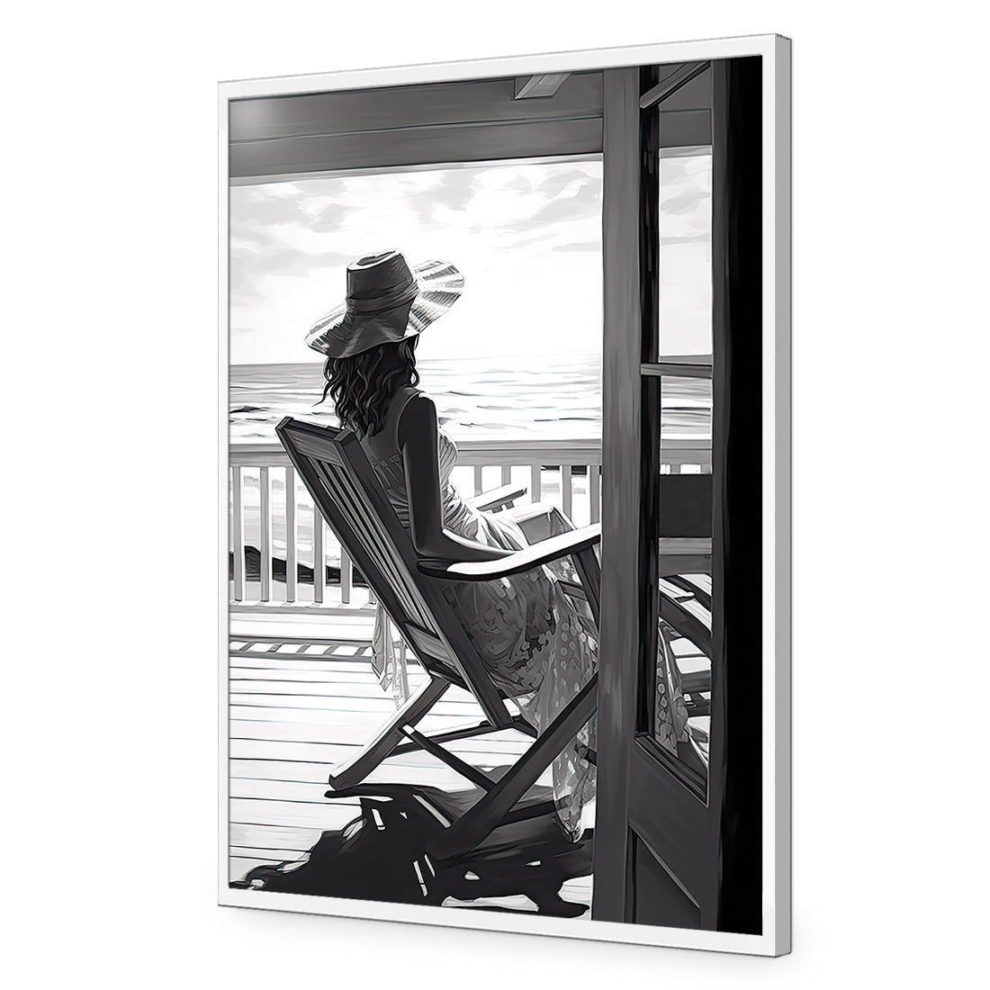 A Perfect Day | Classic Acrylic | Flat Frame No Border | White