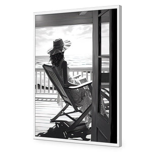 A Perfect Day | Classic Acrylic | Flat Frame No Border | White