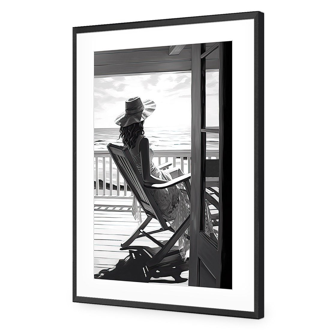 A Perfect Day | Classic Acrylic | Flat Frame With Border | Black
