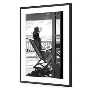 A Perfect Day | Classic Acrylic | Flat Frame With Border | Black