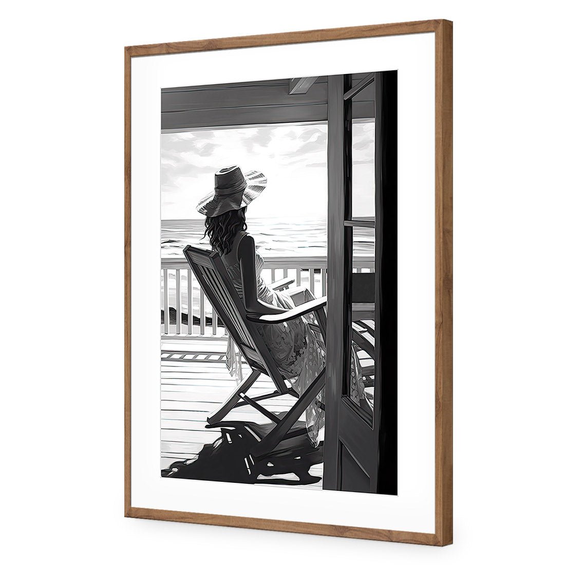A Perfect Day | Classic Acrylic | Flat Frame With Border | Natural