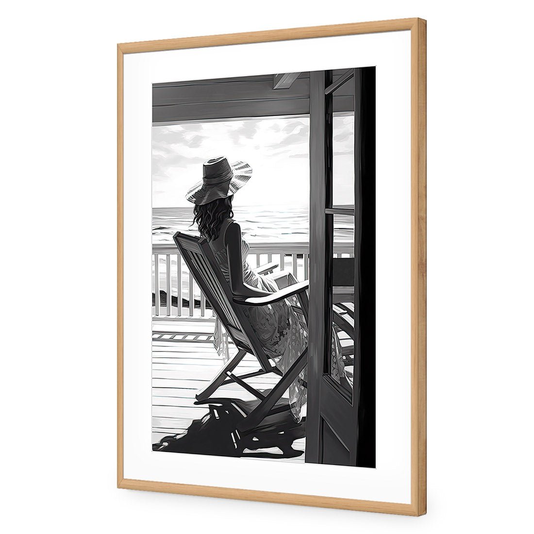 A Perfect Day | Classic Acrylic | Flat Frame With Border | Oak
