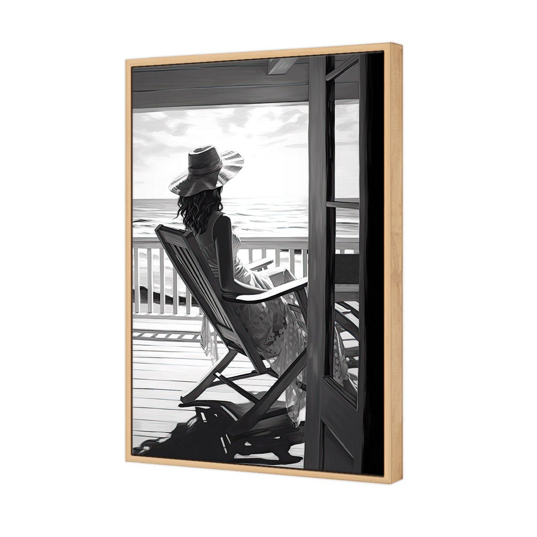 A Perfect Day | Classic Canvas | Floating Frame | Oak