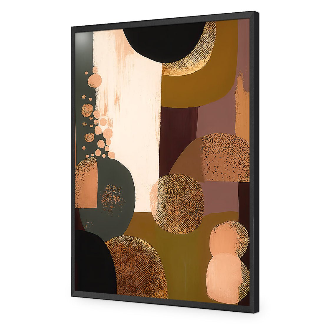 A Touch of Bronze I | Classic Acrylic | Flat Frame No Border | Black