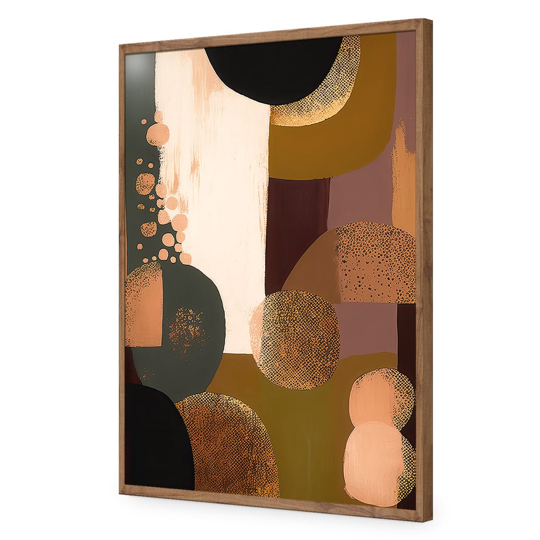 A Touch of Bronze I | Classic Acrylic | Flat Frame No Border | Natural