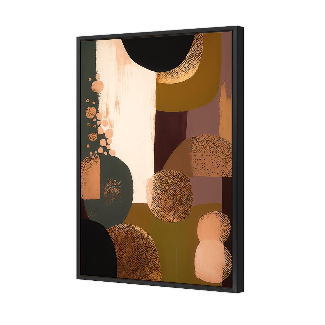 A Touch of Bronze I | Classic Canvas | Floating Frame | Black