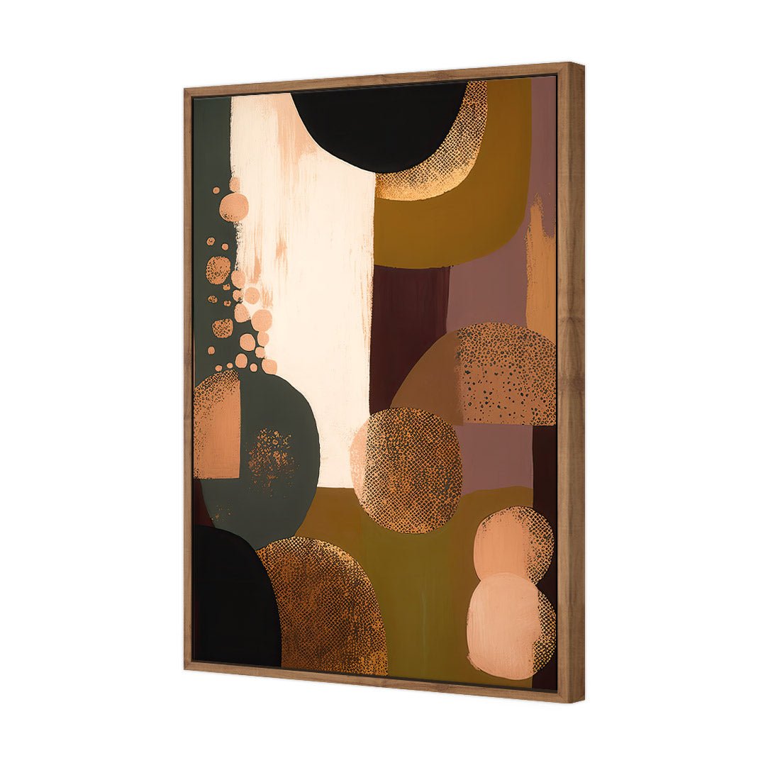 A Touch of Bronze I | Classic Canvas | Floating Frame | Natural
