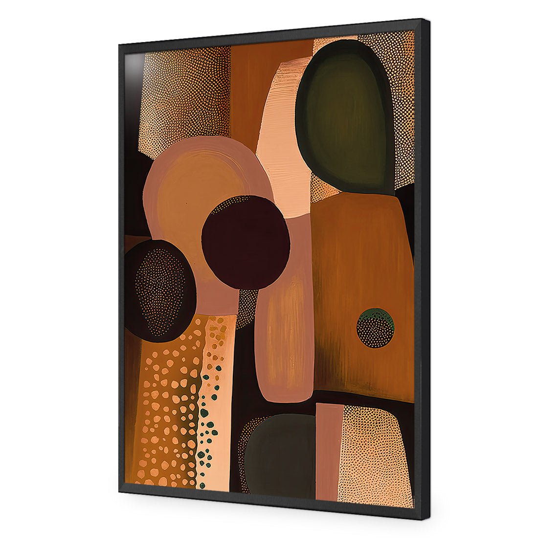 A Touch of Bronze II | Classic Acrylic | Flat Frame No Border | Black