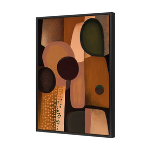 A Touch of Bronze II | Classic Canvas | Floating Frame | Black