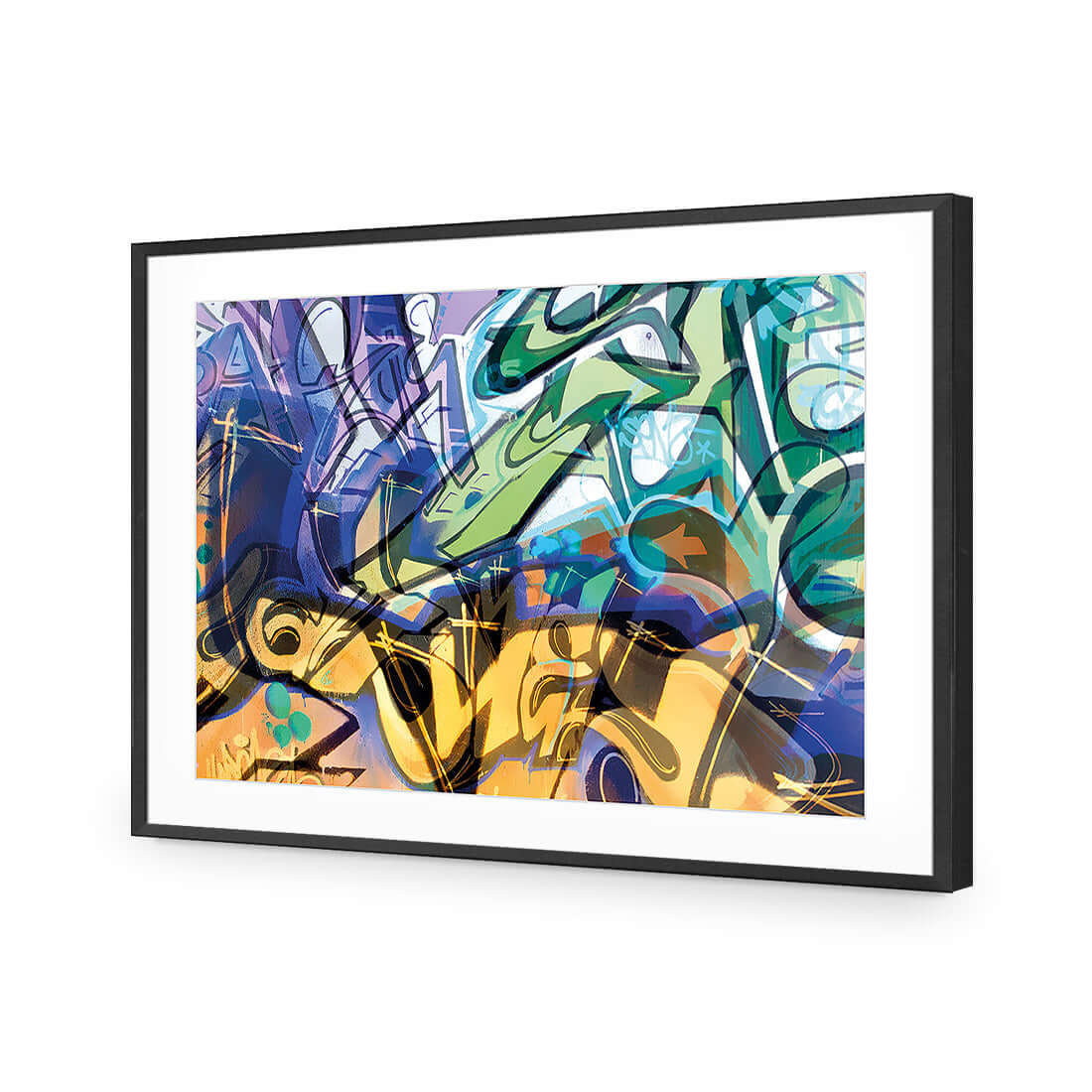 Abandoned Graffiti - Wall Art Designs - 3457_AR_H WAD_AP - 030 - MAT_45x30_S - 2538 - BLK