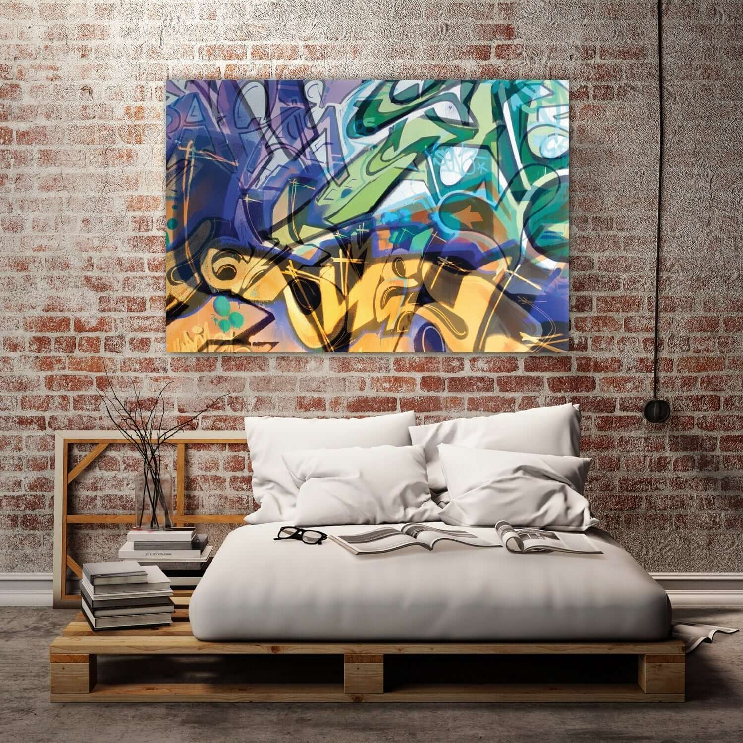 Abandoned Graffiti - Wall Art Designs - 3457_AR_H WAD_CP - MPY - 260 - M - S - S_45x30_NONE