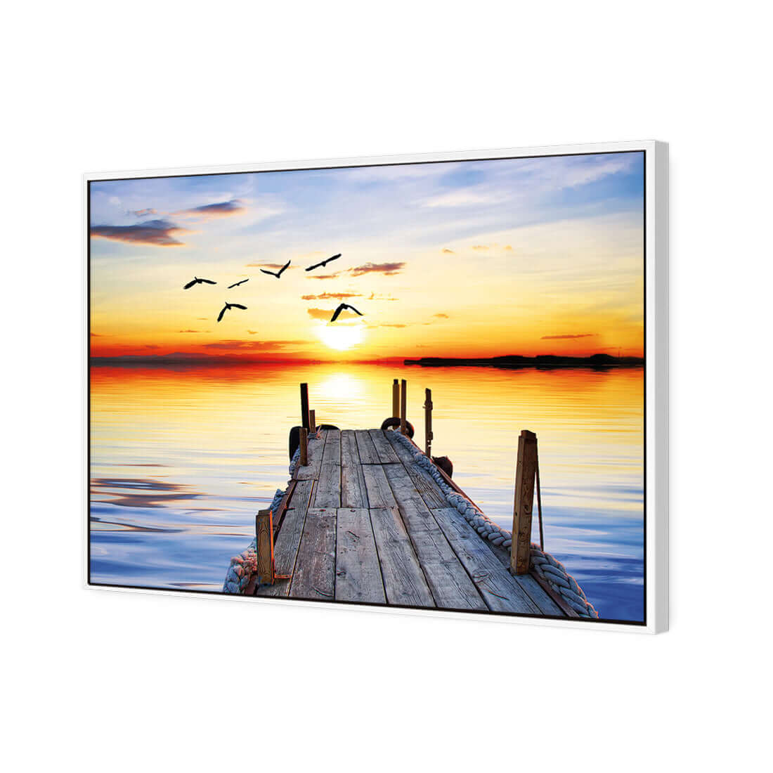 Abandoned Jetty - Wall Art Designs - 732_AR_H WAD_CP - MPY - 260 - M - S - S_45x30_S - 1550 - WHT