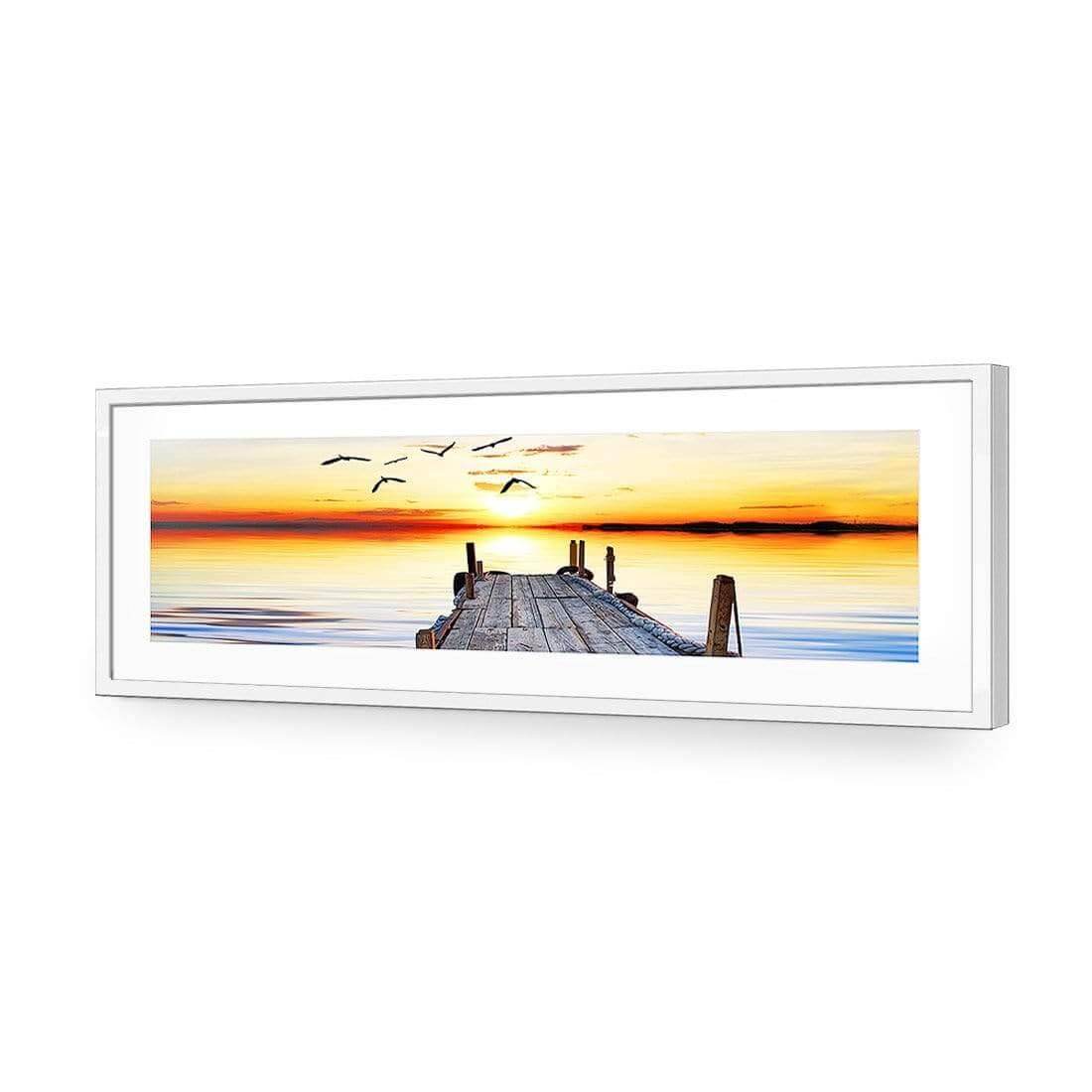 Abandoned Jetty (long) - Wall Art Designs - 732_AL_H WAD_AP - 030 - MAT_90x30_S - 2538 - WHT