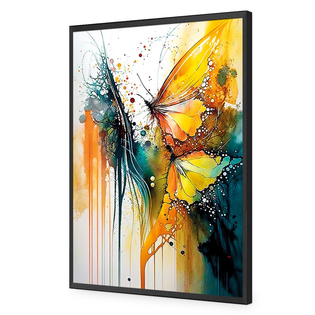 Abstract Butterflies - Wall Art Designs - WB_100600_AR_V CAF_AP - 030 - EDG_45x30_S - 2538 - BLK